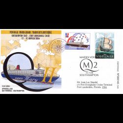 QM2-3T1 - FDC GB VOYAGE...