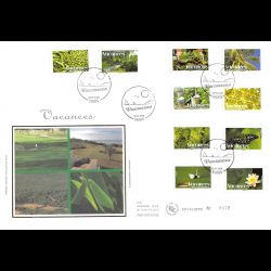 FDC GF soie -  Série carnet...