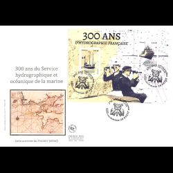 FDC GF soie - Bloc 300 ans...