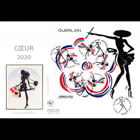 FDC GF soie - Bloc coeur Guerlain - 10/1/2020 Paris