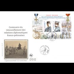 FDC GF soie - Bloc France...