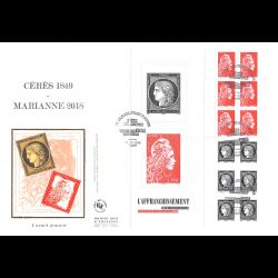FDC GF soie - Carnet...