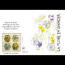 FDC GF soie - Bloc la flore...