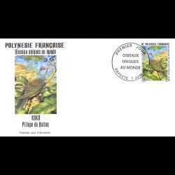 FDC - Oiseaux uniques au...