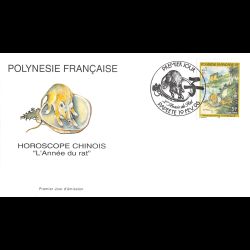 FDC - L'année du rat, oblit...