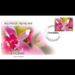 FDC - L'orchidée, oblit...