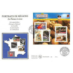 FDC GF soie -  Bloc France...