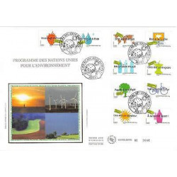 FDC GF soie -  Série carnet...