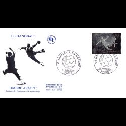 FDC - Le timbre Handball en...