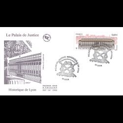 FDC - Palais de Justice de Lyon, oblit 26/10/2012
