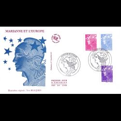 FDC - Marianne et l'europe,...