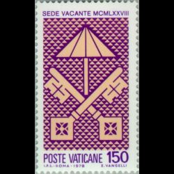Timbre du Vatican n° 657 Neuf sans charnière 