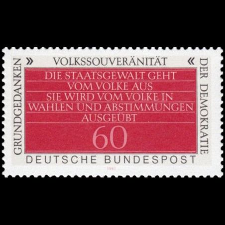 Timbre Allemagne fédérale n° 939 Neuf sans charnière 