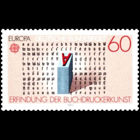 Timbre Allemagne fédérale n° 1007 Neuf sans charnière 