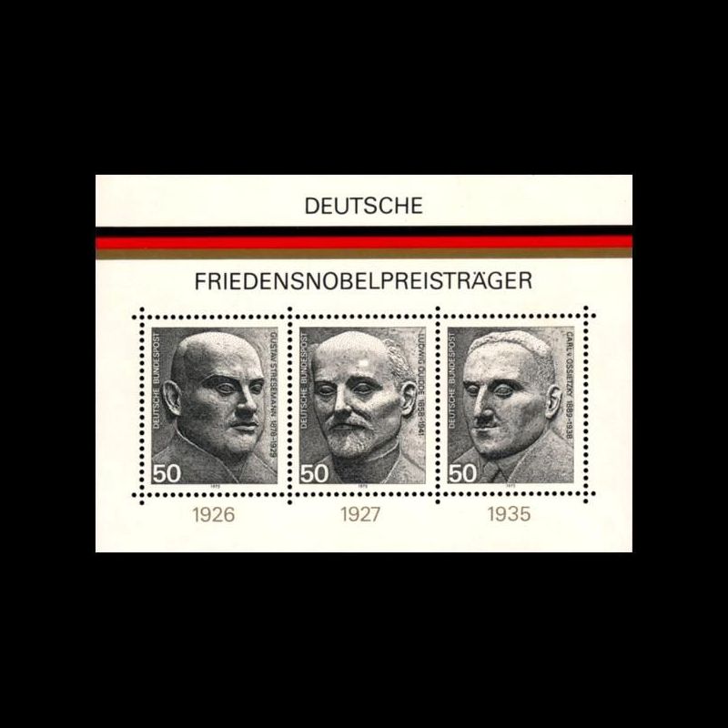 Bloc feuillet Allemagne fédérale n° BF 0010 Neuf sans charnière 