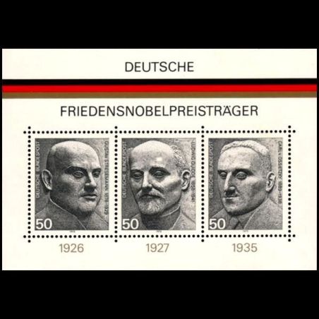 Bloc feuillet Allemagne fédérale n° BF 0010 Neuf sans charnière 
