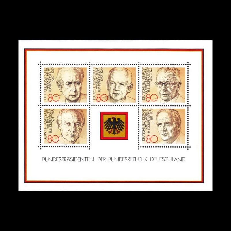 Bloc feuillet Allemagne fédérale n° BF 0017 Neuf sans charnière 