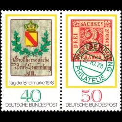 Timbre Allemagne fédérale n° 0827-0828 Neuf sans charnière 