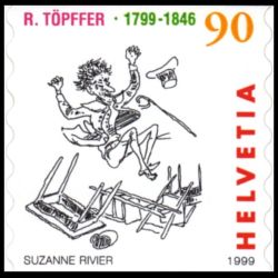 Timbre de Suisse N° 1605 Neuf sans trace de charnière 