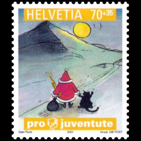 Timbre de Suisse N° 1697 Neuf sans trace de charnière 