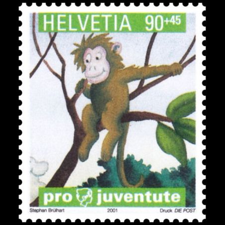 Timbre de Suisse N° 1700 Neuf sans trace de charnière 