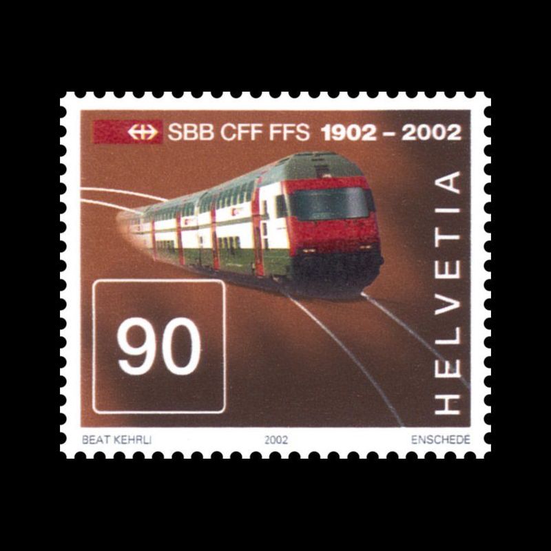 Timbre de Suisse N° 1704 Neuf sans trace de charnière 