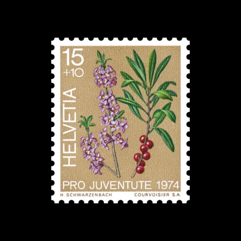 Timbre de Suisse N° 972 Neuf sans trace de charnière 