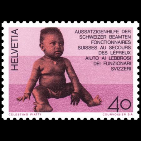 Timbre de Suisse N° 1001 Neuf sans trace de charnière 