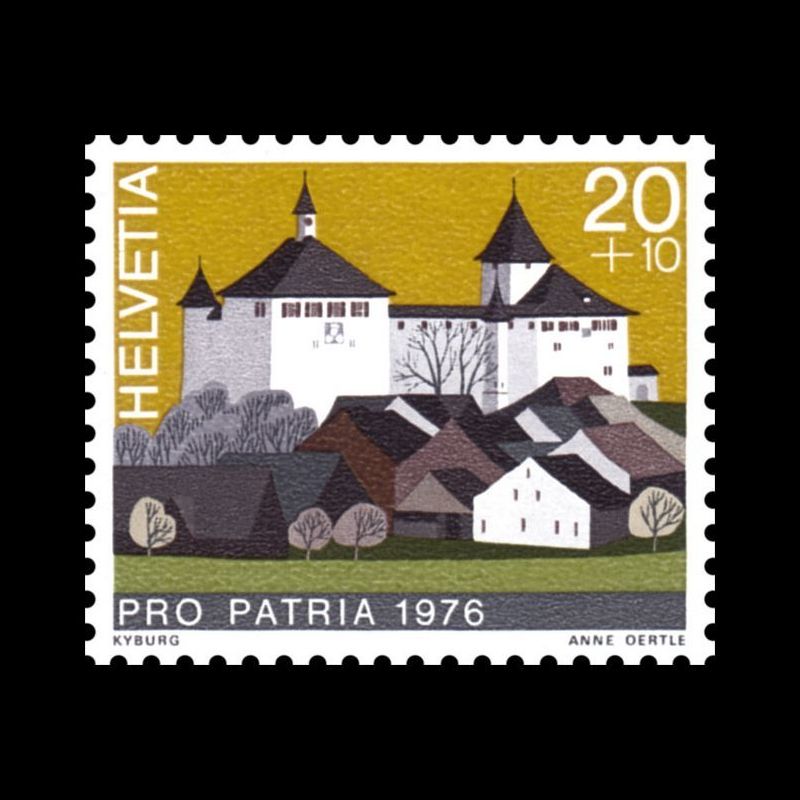 Timbre de Suisse N° 1005 Neuf sans trace de charnière 