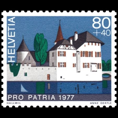 Timbre de Suisse N° 1029 Neuf sans trace de charnière 