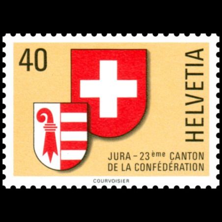 Timbre de Suisse N° 1071 Neuf sans trace de charnière 