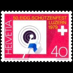 Timbre de Suisse N° 1077 Neuf sans trace de charnière 