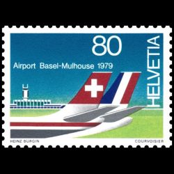 Timbre de Suisse N° 1079 Neuf sans trace de charnière 