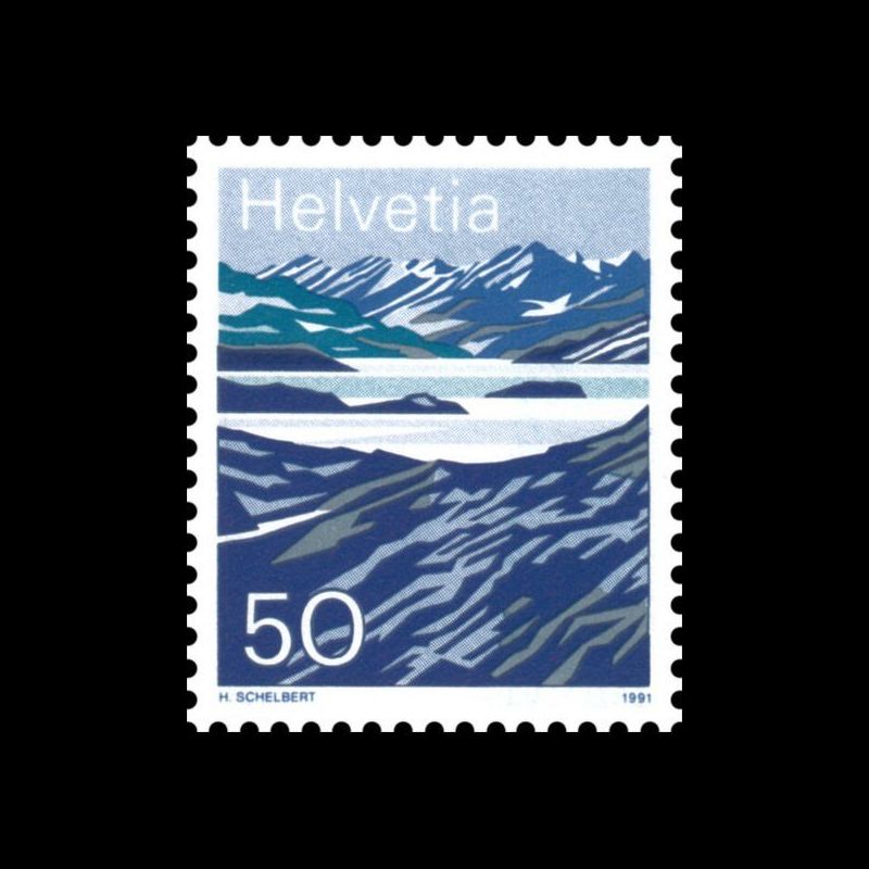 Timbre de Suisse N° 1387 Neuf sans trace de charnière 