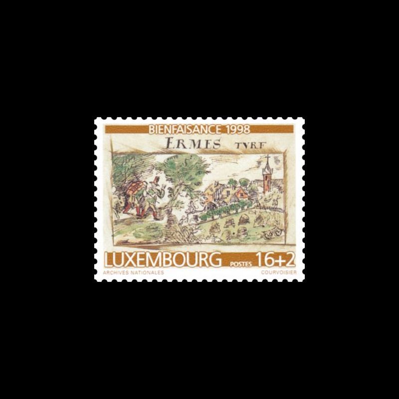 Timbre du Luxembourg n° 1411 Neuf ** 