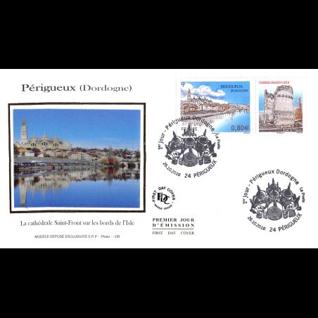 FDC soie - Périgueux (Dordogne) - 26/10/2018