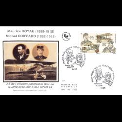 FDC soie - Maurice Boyau et...