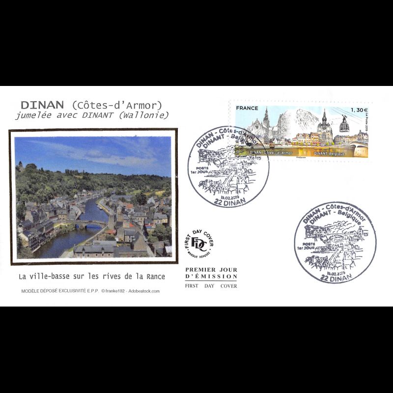 FDC soie - Dinan. Côtes-d'armor - 15/2/2019
