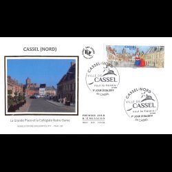FDC soie - Ville de Cassel...