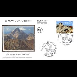 FDC soie - Le Monte Cinto -...