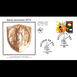 FDC soie - Astérix 60 ans - 6/9/2019 Paris