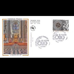 FDC soie - 800 ans...