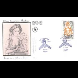 FDC soie - 50 ans de...