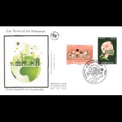 FDC soie - Série la terre...