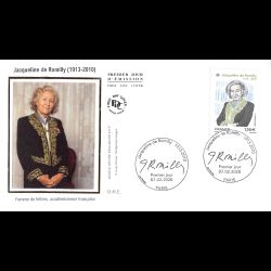 FDC soie - Jacqueline de...