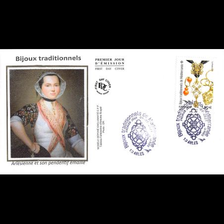FDC soie - Bijoux traditionnels de Méditérranée - 9/7/2021 Arles
