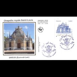 FDC soie - Chapelle royale...