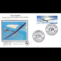 FDC soie - Solar Impulse....