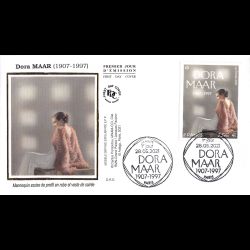 FDC soie - Tableau Dora MAAR (1907 - 1997) - 28/5/2021 Paris