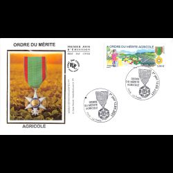 FDC soie - Ordre du mérite...